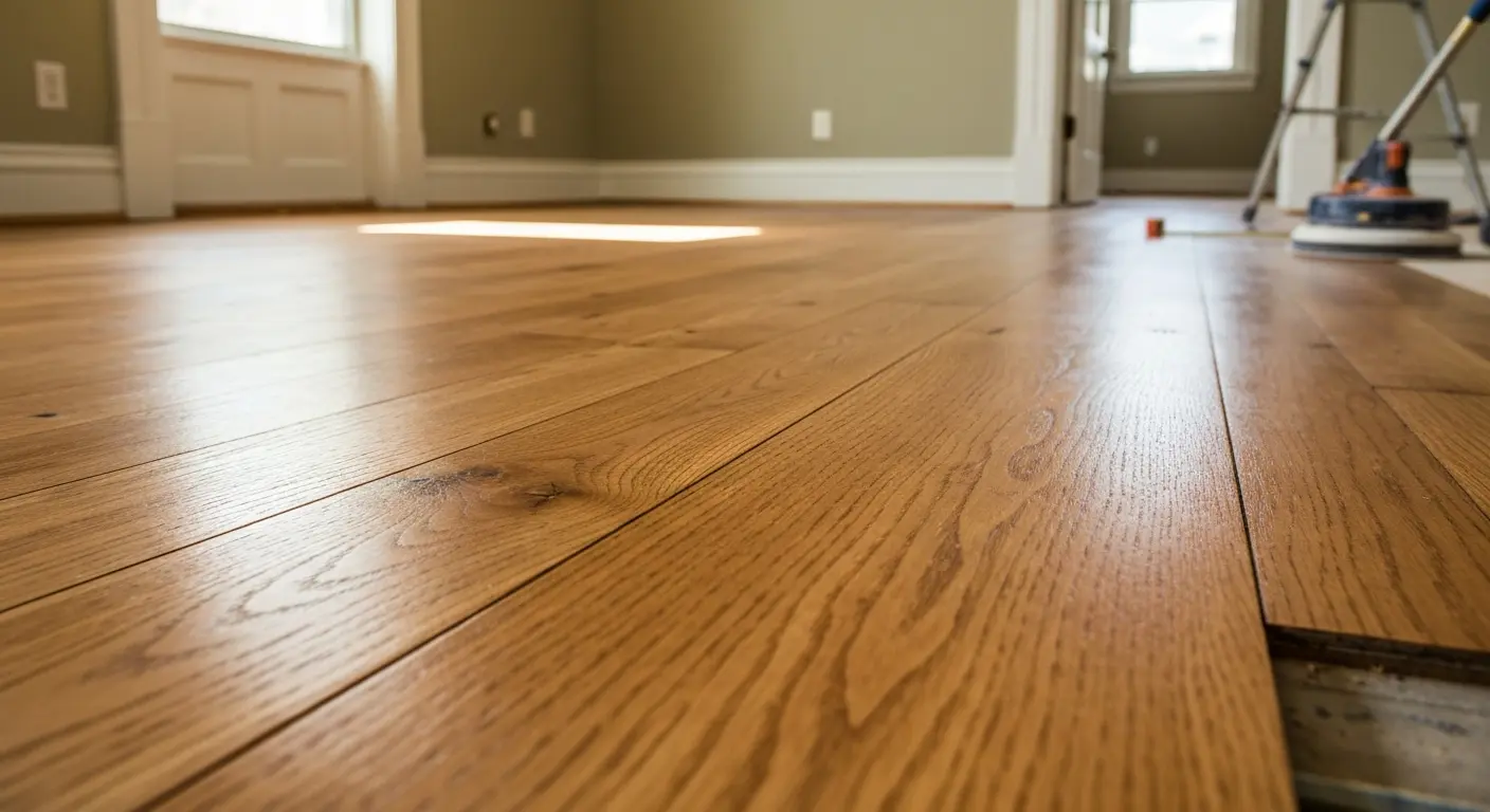 Solid hardwood flooring installation