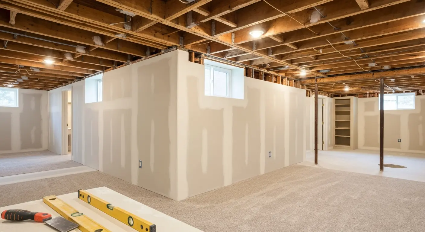 Finished basement