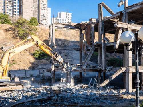 Demolition in Marshalltown iowa