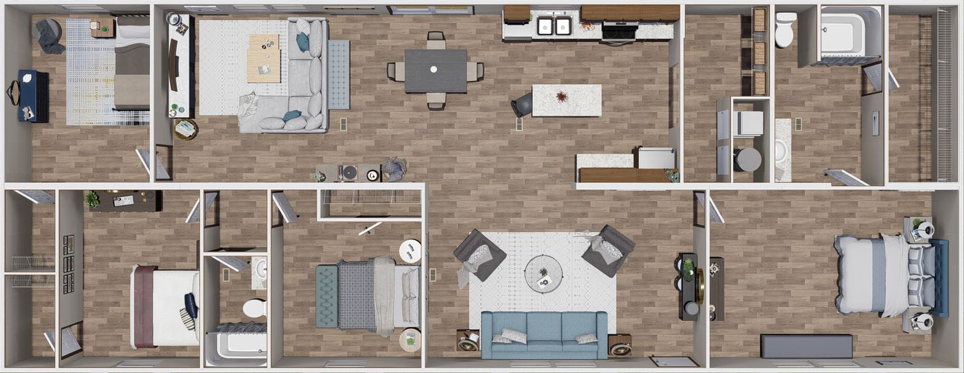3D Floor Plan Example