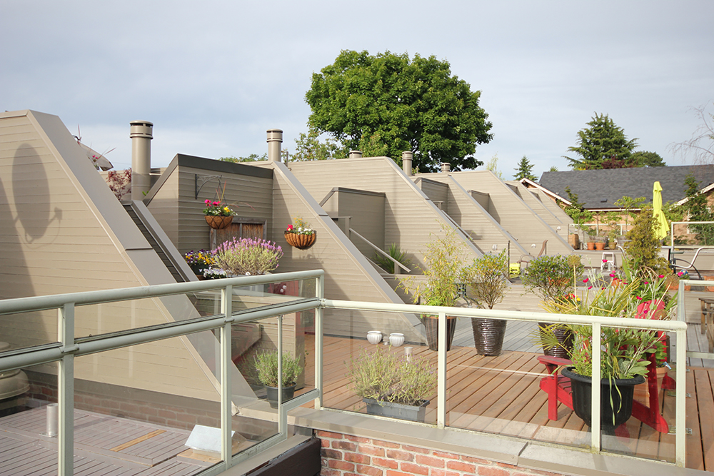 Finished exterior painting result