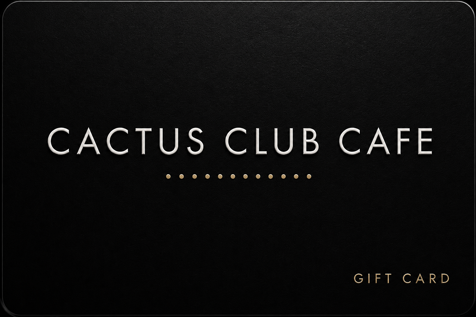 Cactus Club gift card