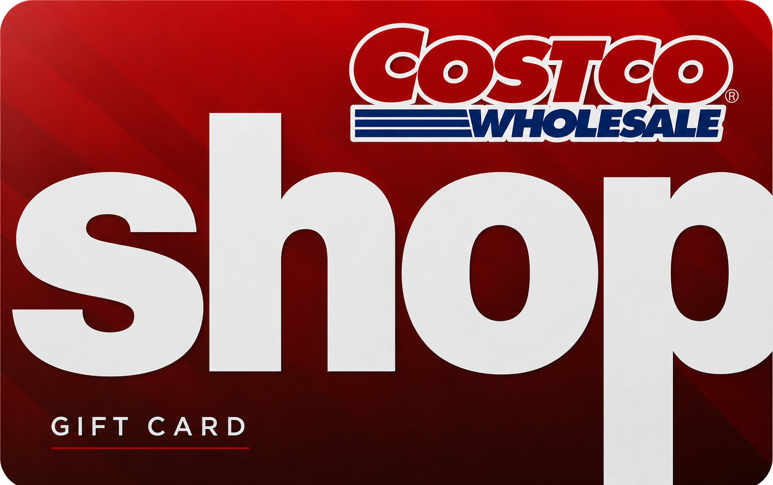 Costco Shop Card shown beside a Canadian balance-check guide