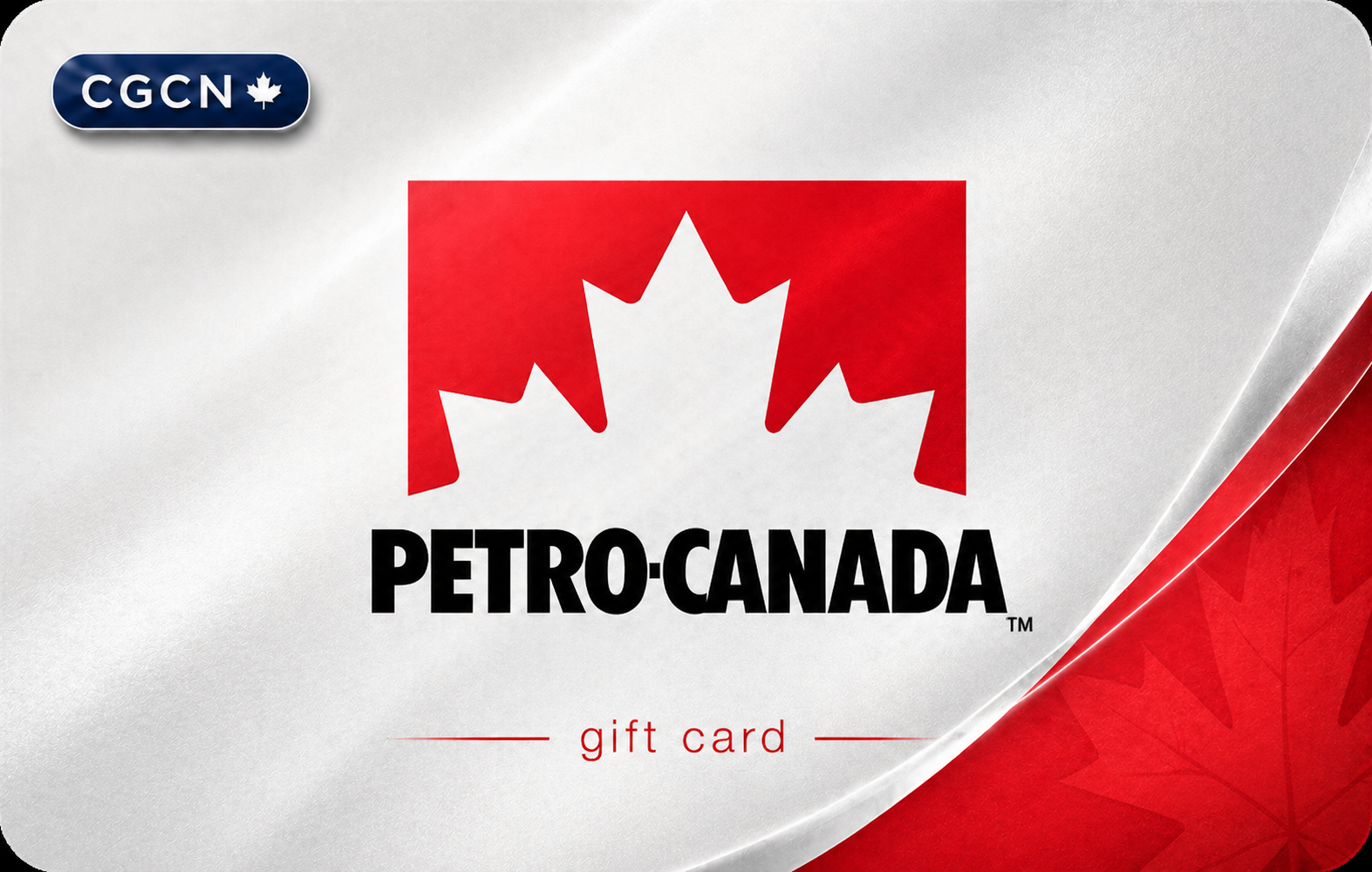 Petro-Canada gift card shown beside a Canadian balance guide