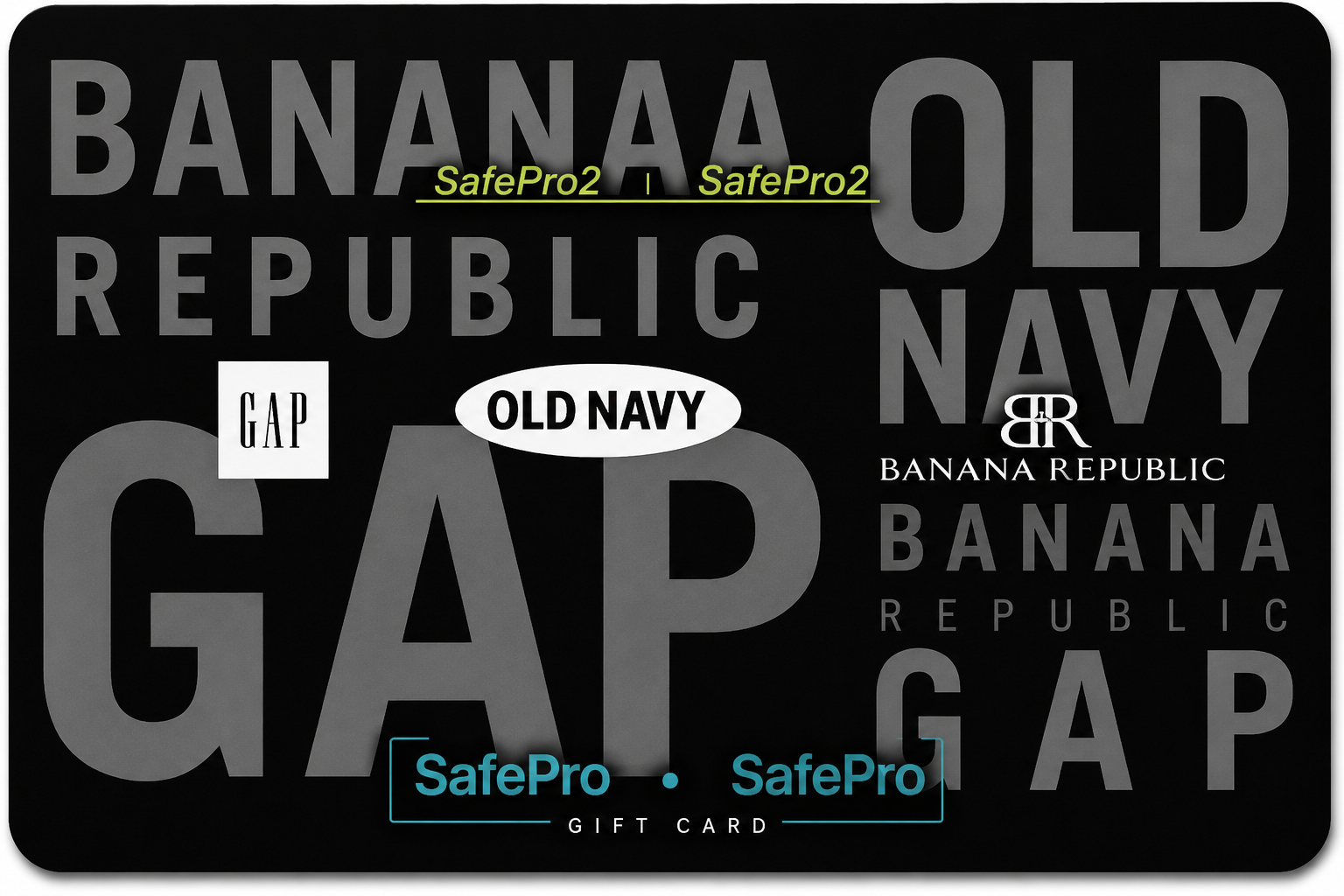 Banana Republic gift card shown beside a Canadian balance-check guide