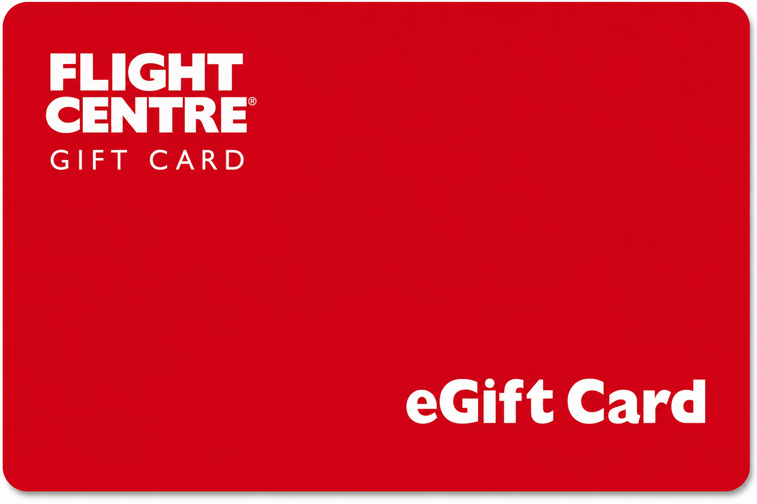 Flight Centre gift card shown beside a Canadian balance-check guide
