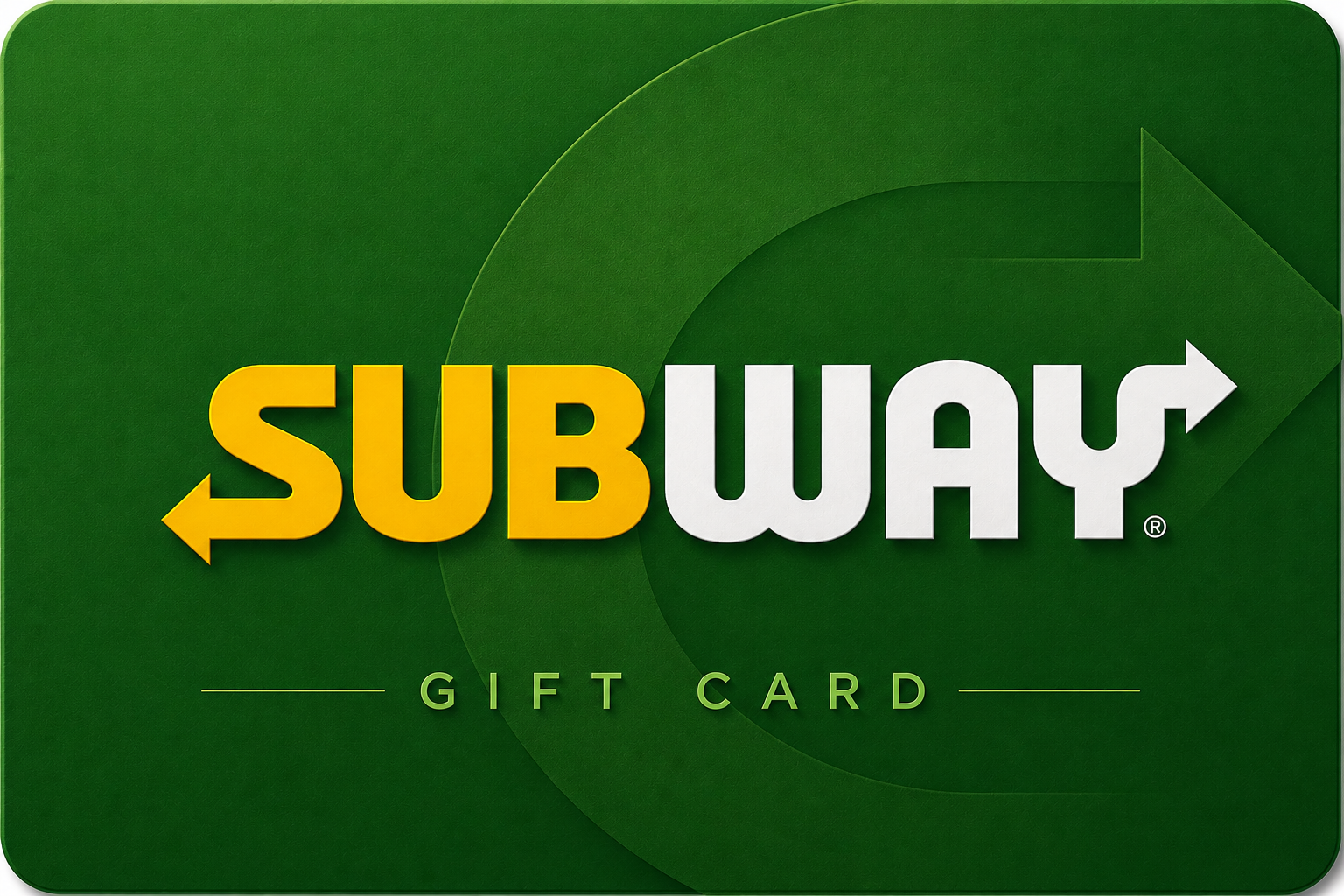 Subway gift card shown beside a Canadian balance-check guide