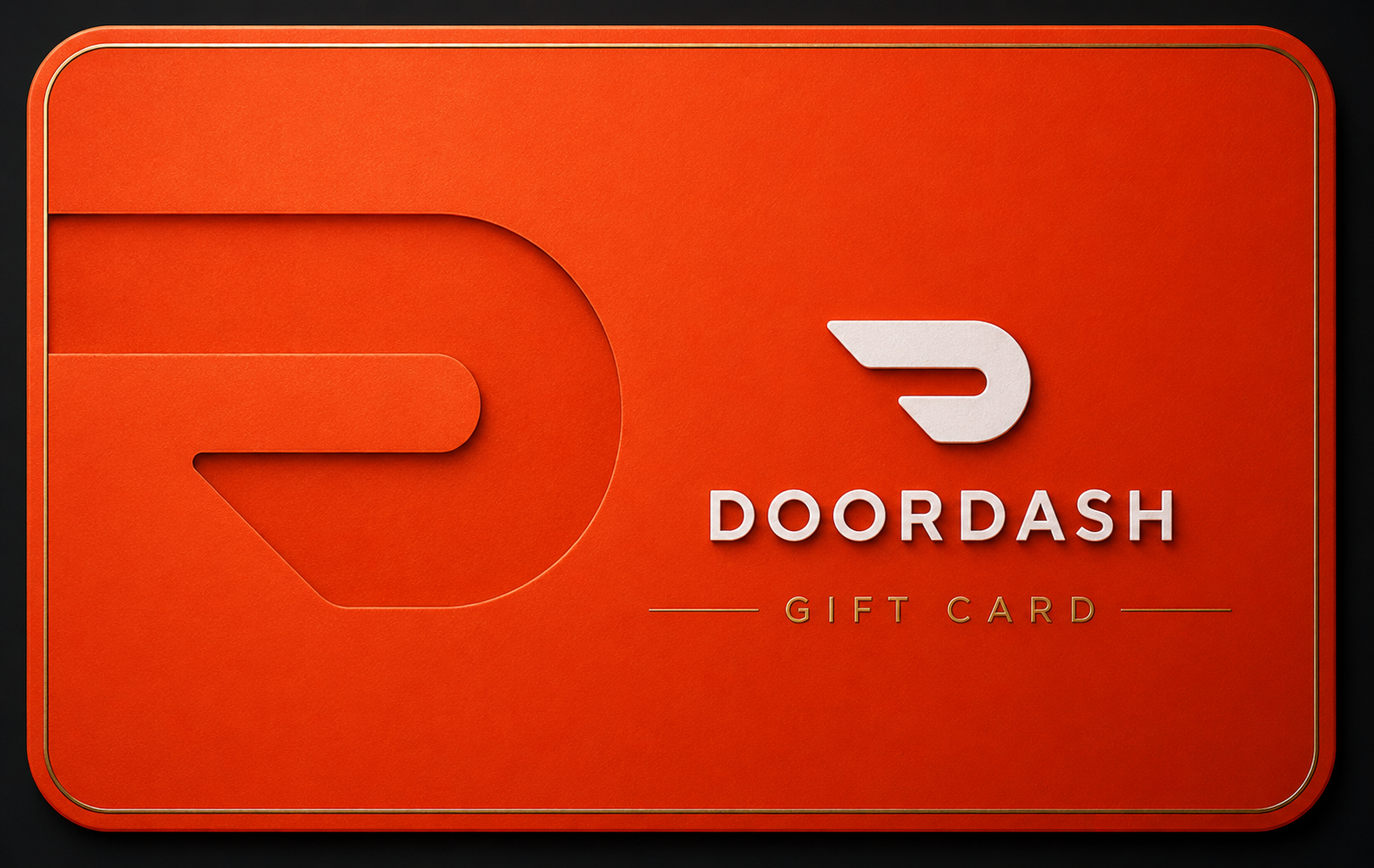 DoorDash gift card shown beside a Canadian balance-check guide