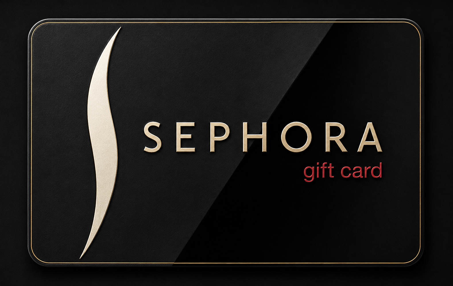 Sephora gift card shown beside a Canadian balance-check guide