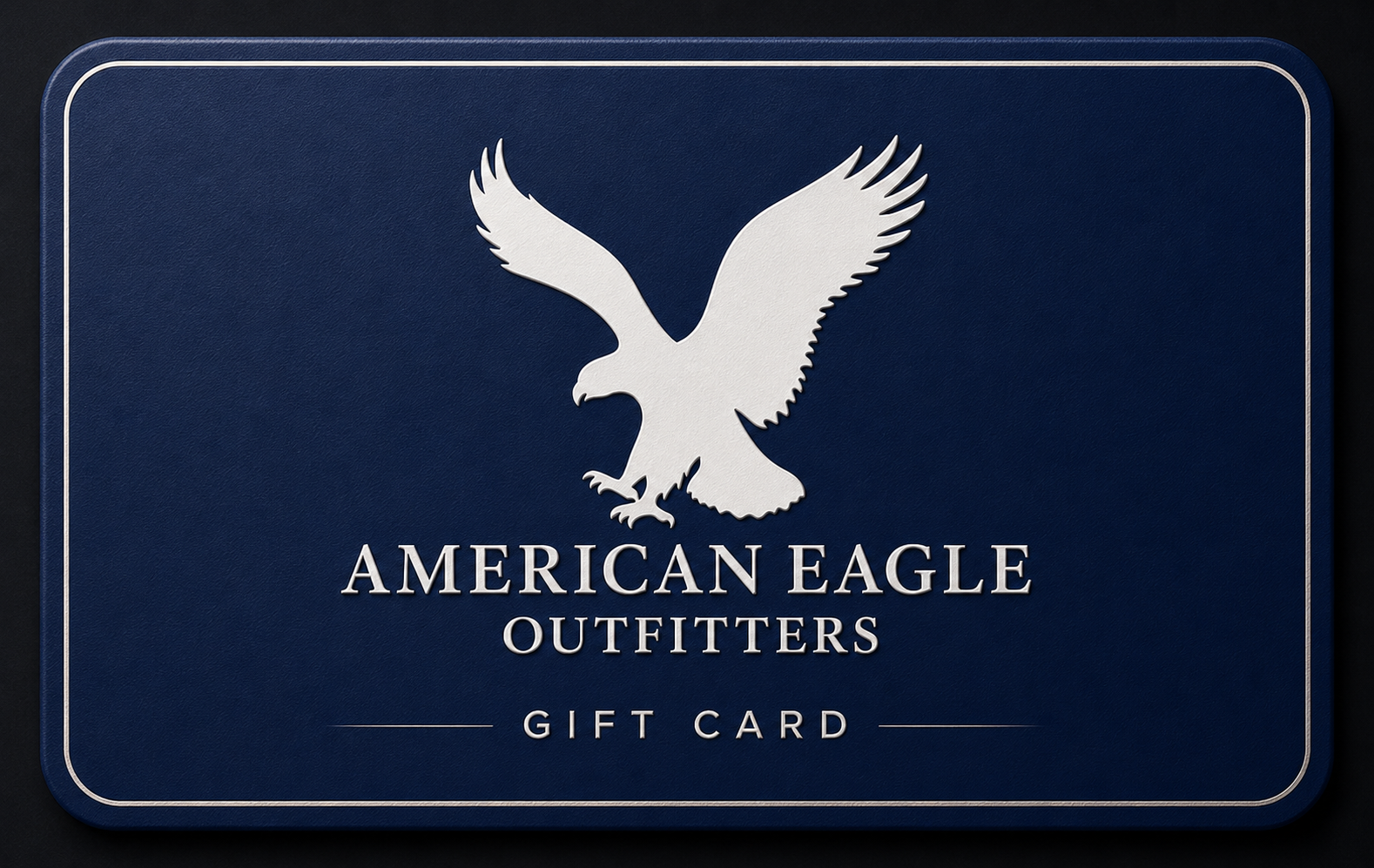 American Eagle gift card shown beside a Canadian balance-check guide