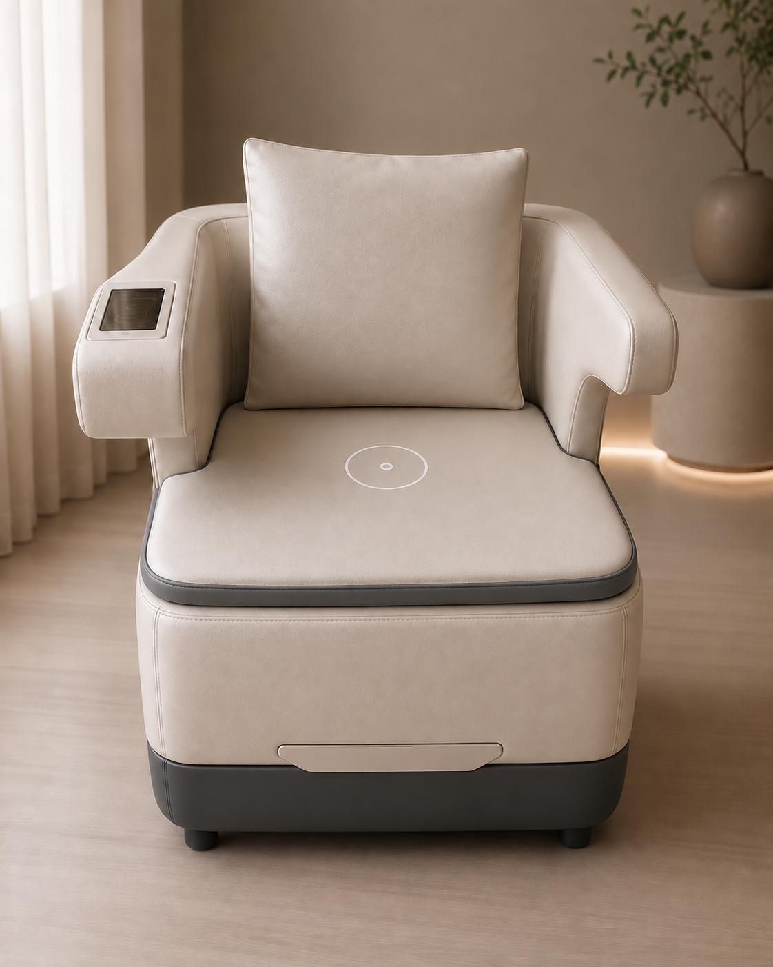 Chaise de sant&eacute; pelvienne ME-BELLA &mdash; technologie non invasive, TECHFORM Esth&eacute;tique