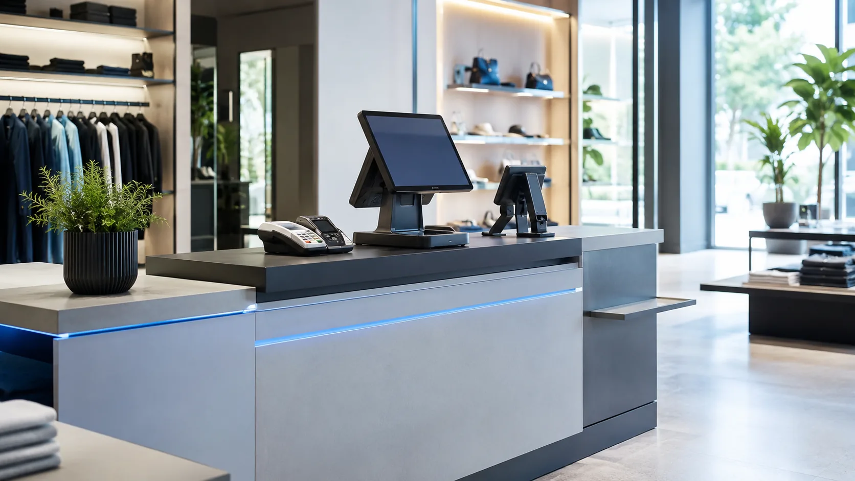Sistema POS moderno per negozio e attività commerciale