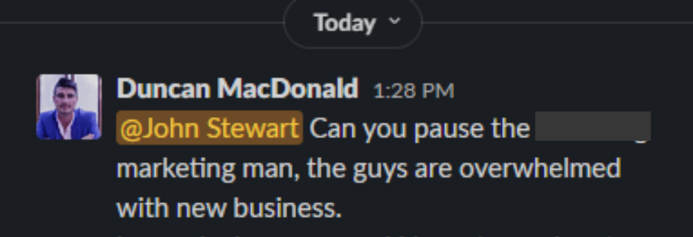 Duncan MacDonald pause marketing