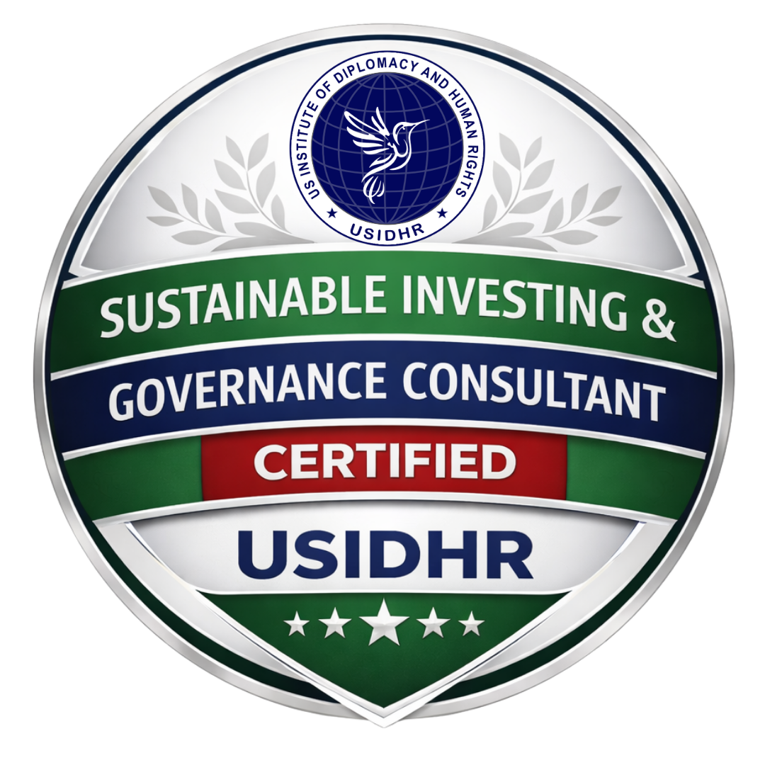 Certified Sustainable Investing & Governance Consultant