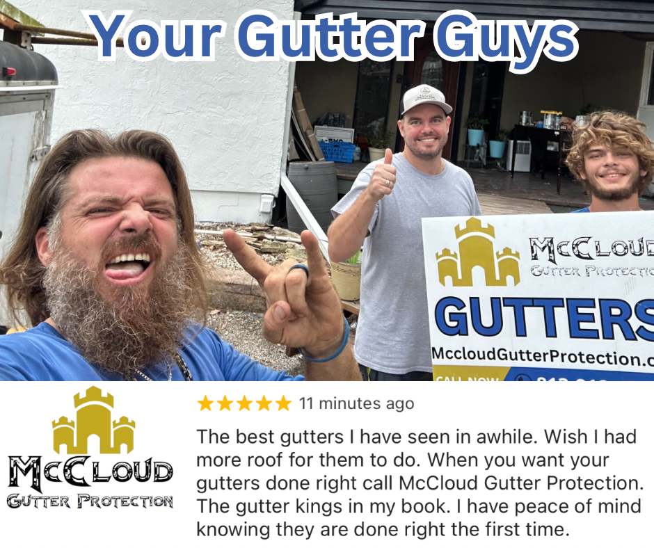 Your local gutter guys serving Tampa Bay homeowners