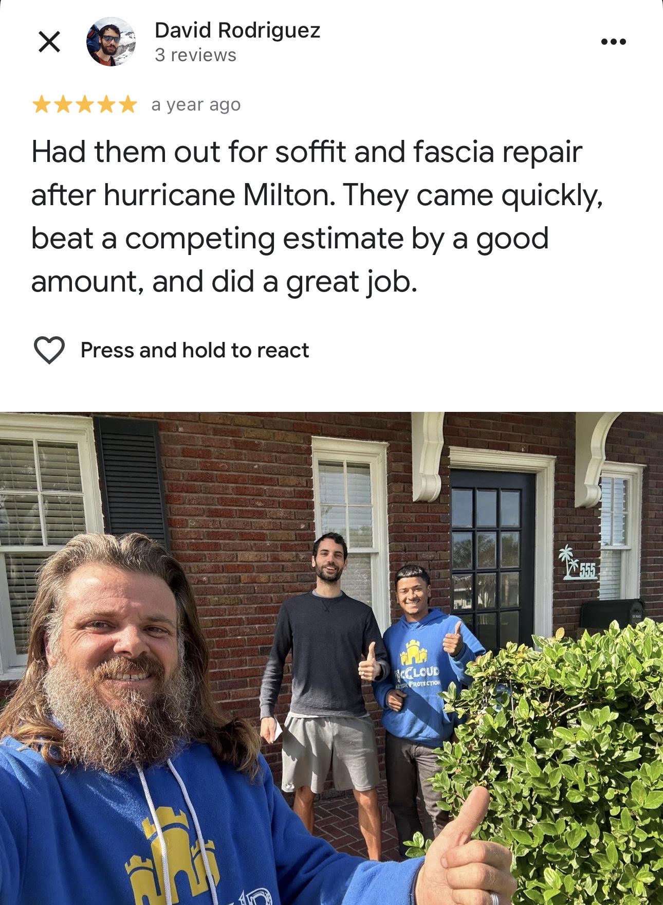 McCloud Gutter Protection customer review 8