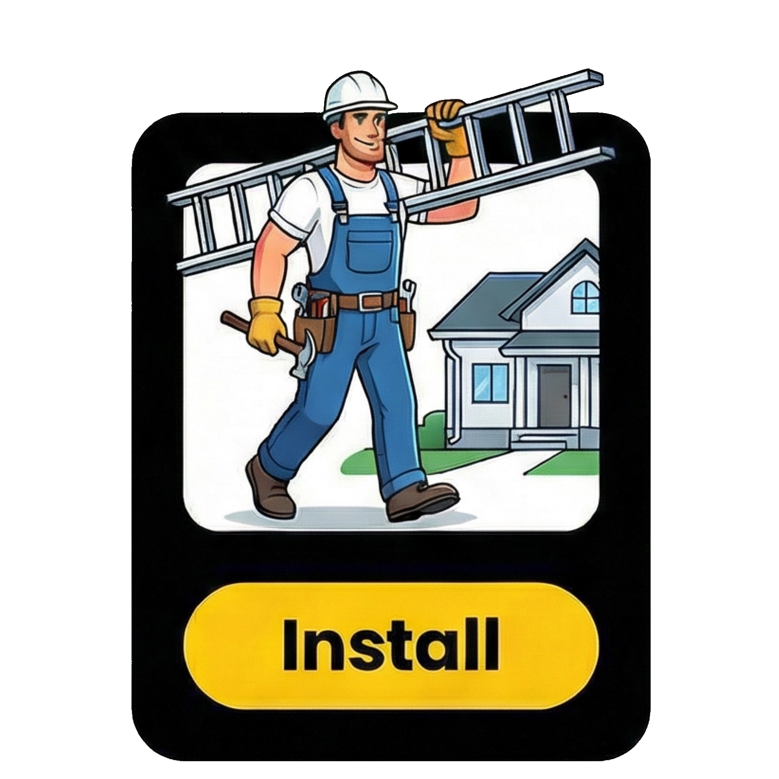 Install your gutter solution