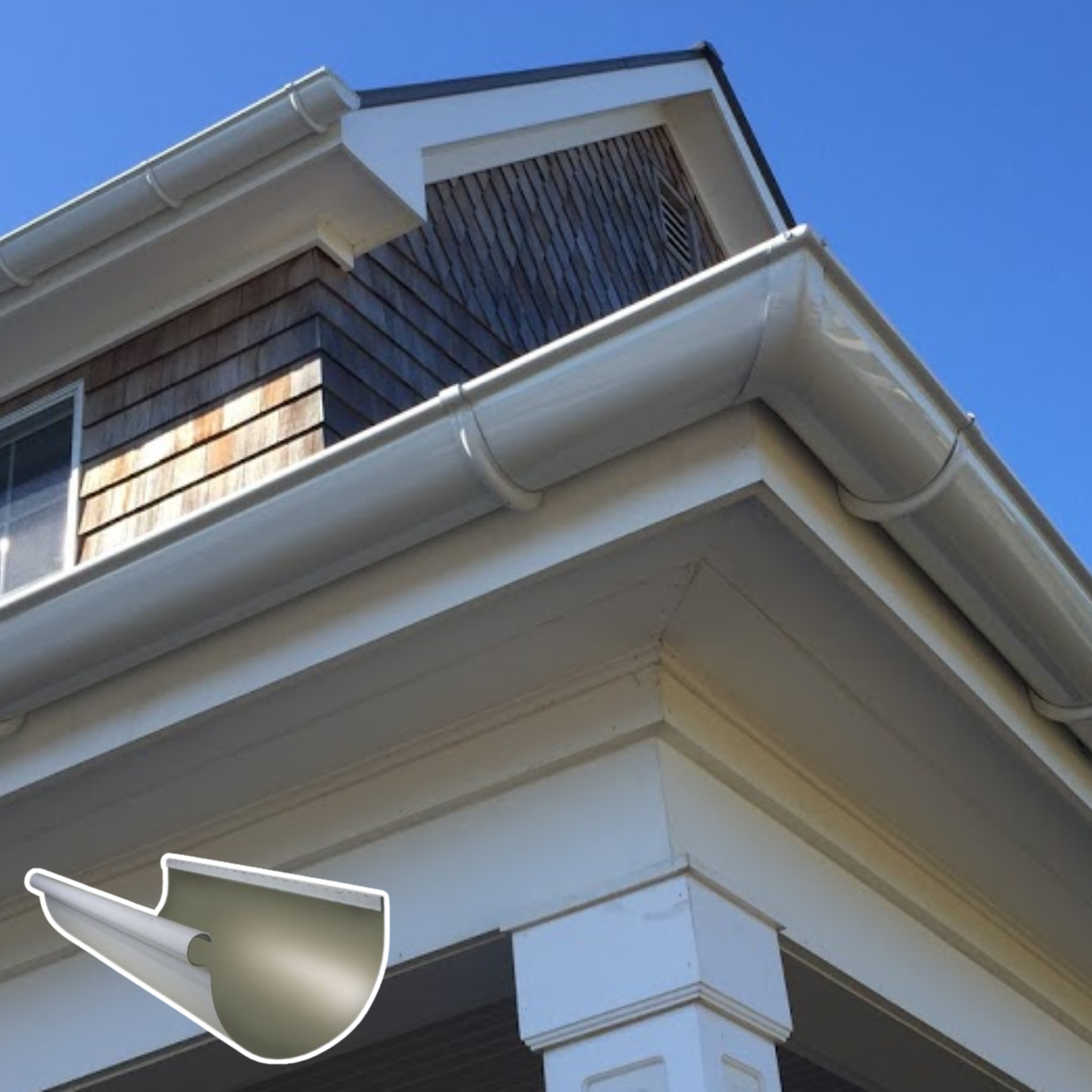 Half Round gutter profile