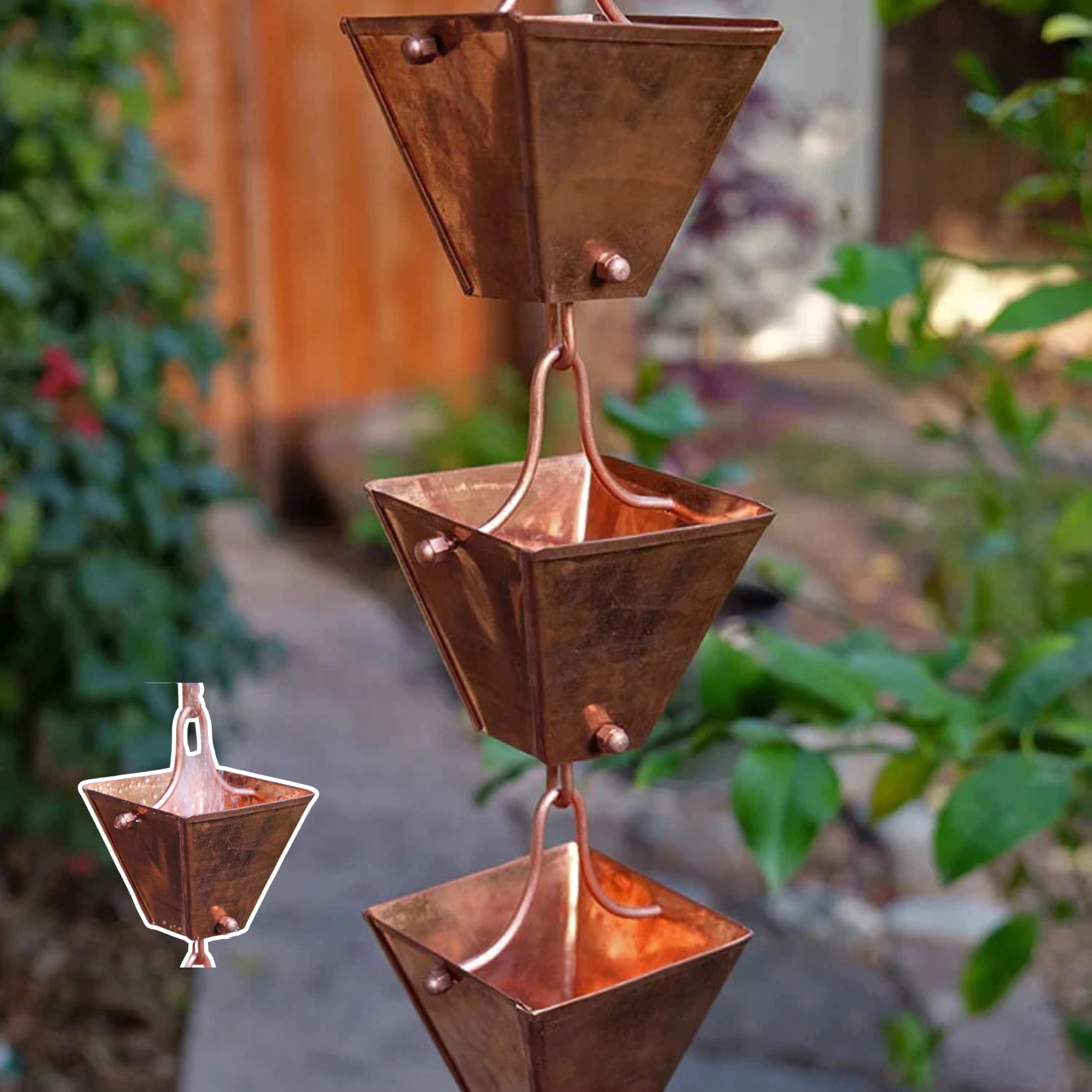 Decorative rain chain