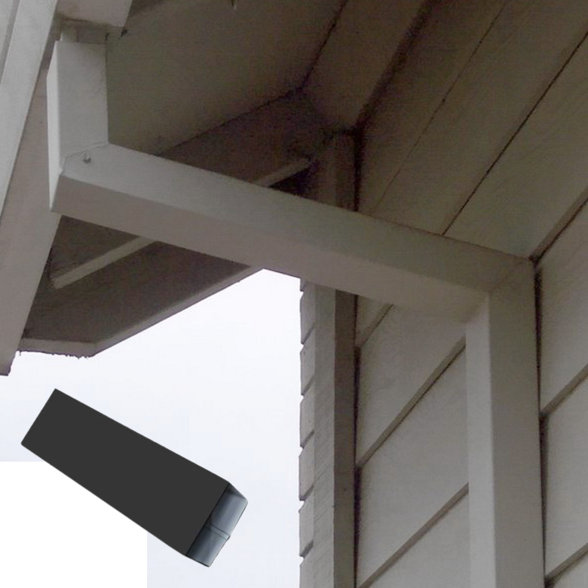Smooth downspout