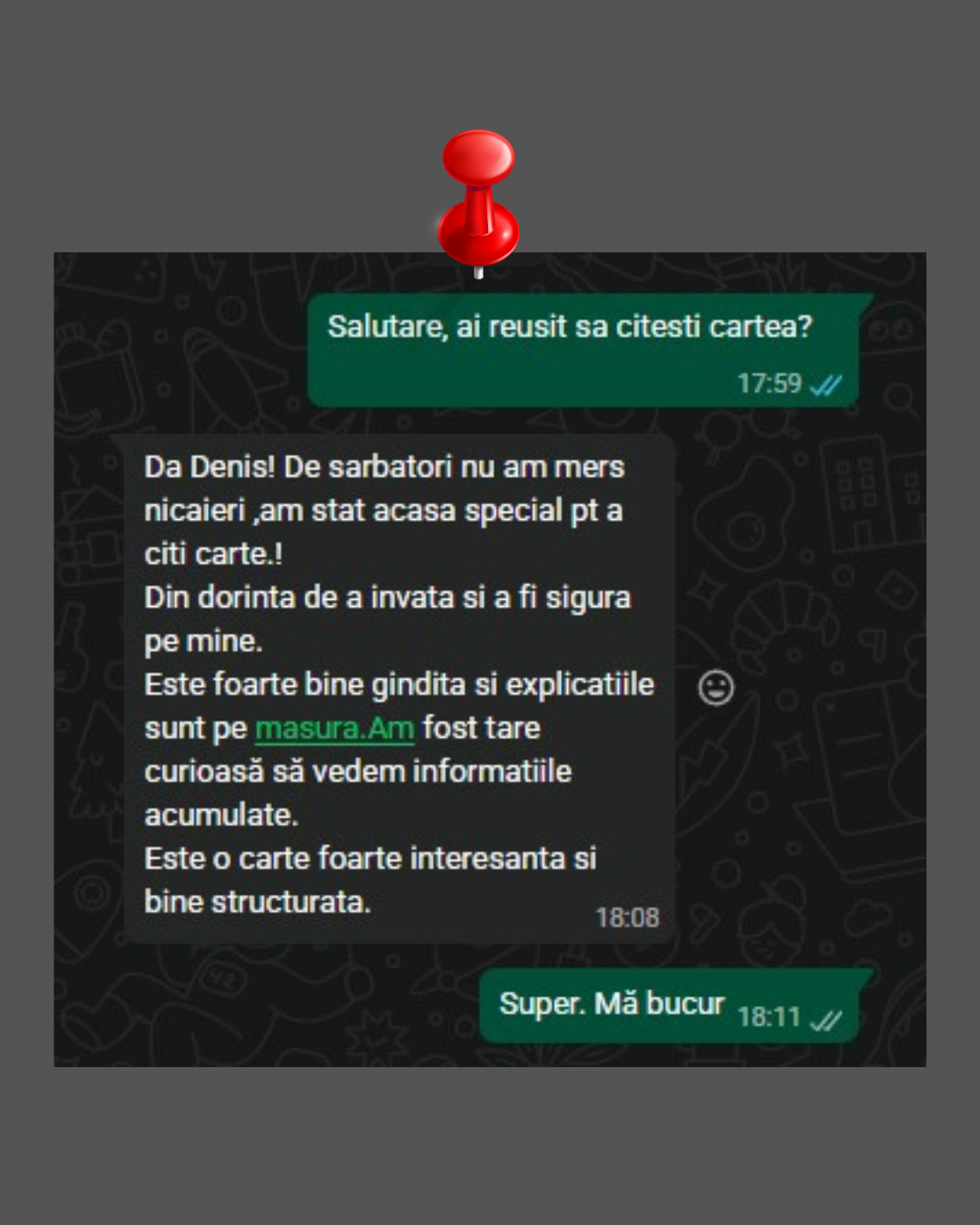 Testimonial cursantă