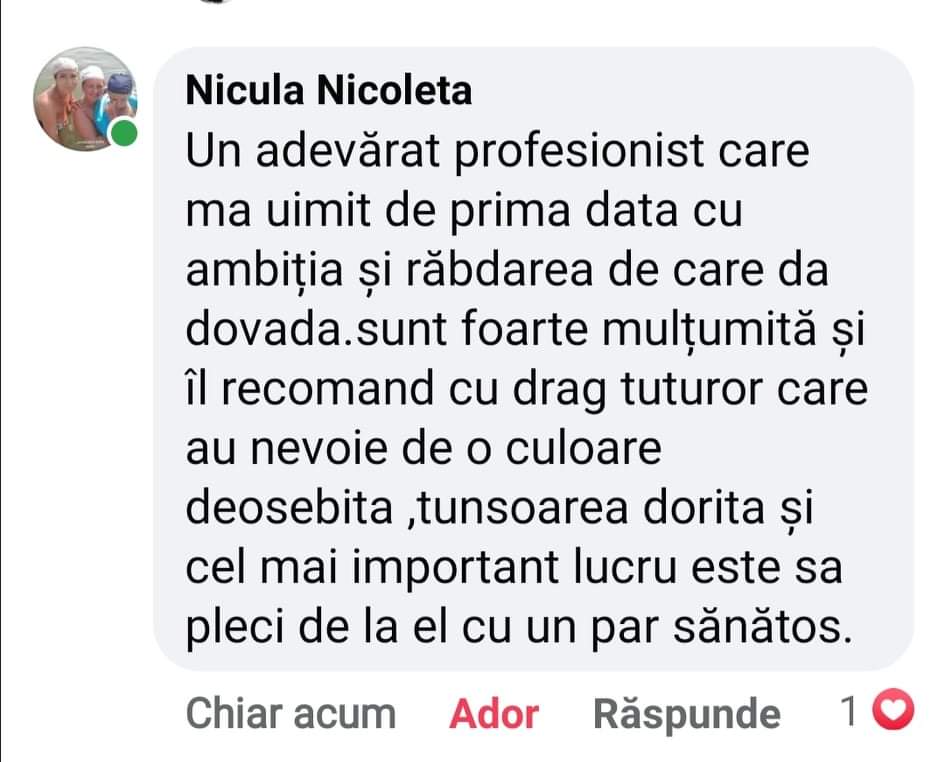 Testimonial cursantă
