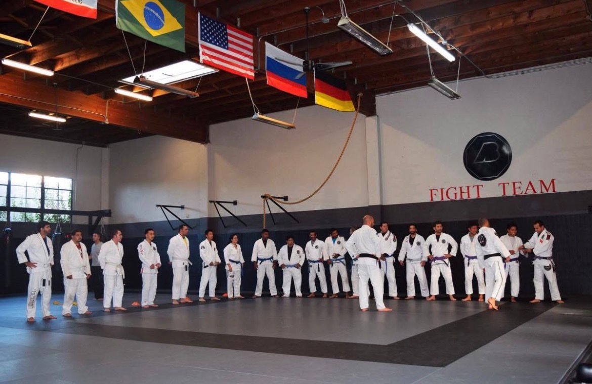 BJJ training session AB MMA