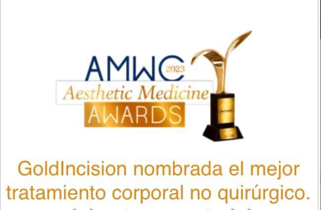 Premio AMWC 2023 — Mejor tratamiento corporal no quirúrgico