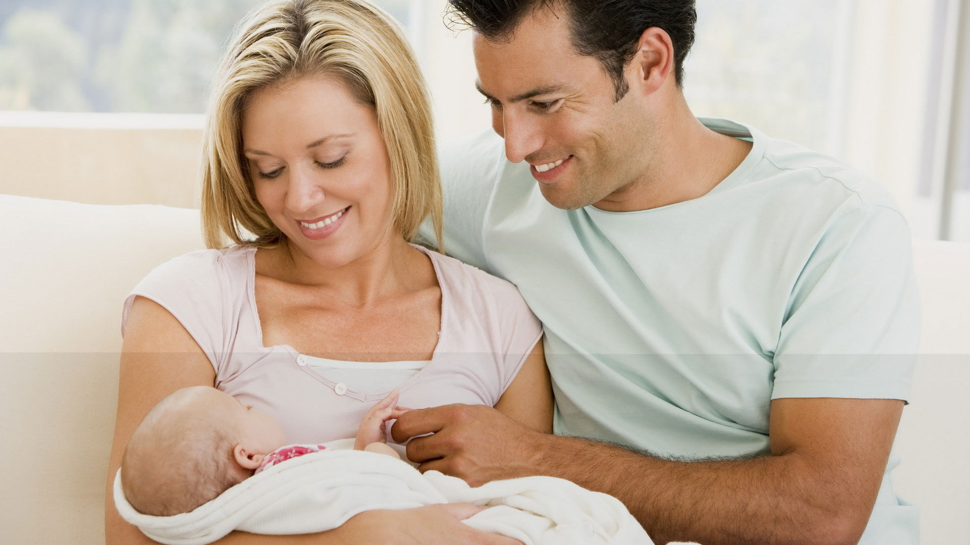 Fulfilled, happy family. Fulfilled, happy family.