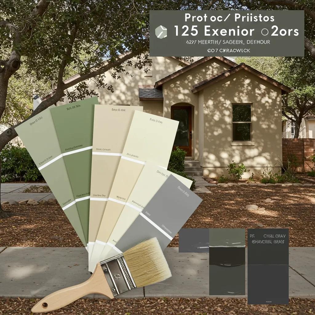 color-palette-showcasing-top-exterior-paint-colors-for-2025-in-san-antonio-including-sage-green-warm-off-white-and-charcoal-gray color-palette-showcasing-top-exterior-paint-colors-for-2025-in-san-antonio-including-sage-green-warm-off-white-and-charcoal-gray