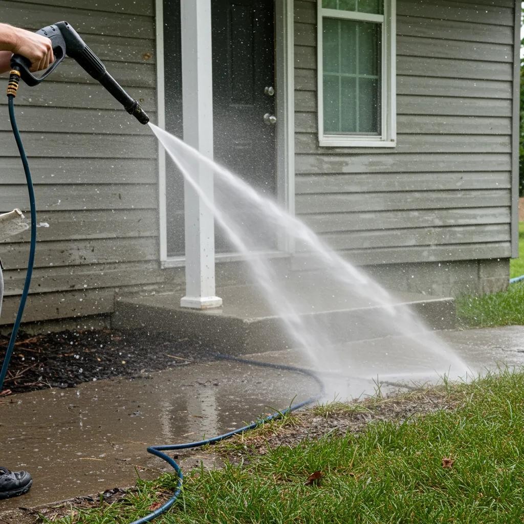 homeowner-pressure-washing-exterior-surfaces-to-ensure-proper-cleaning-before-painting