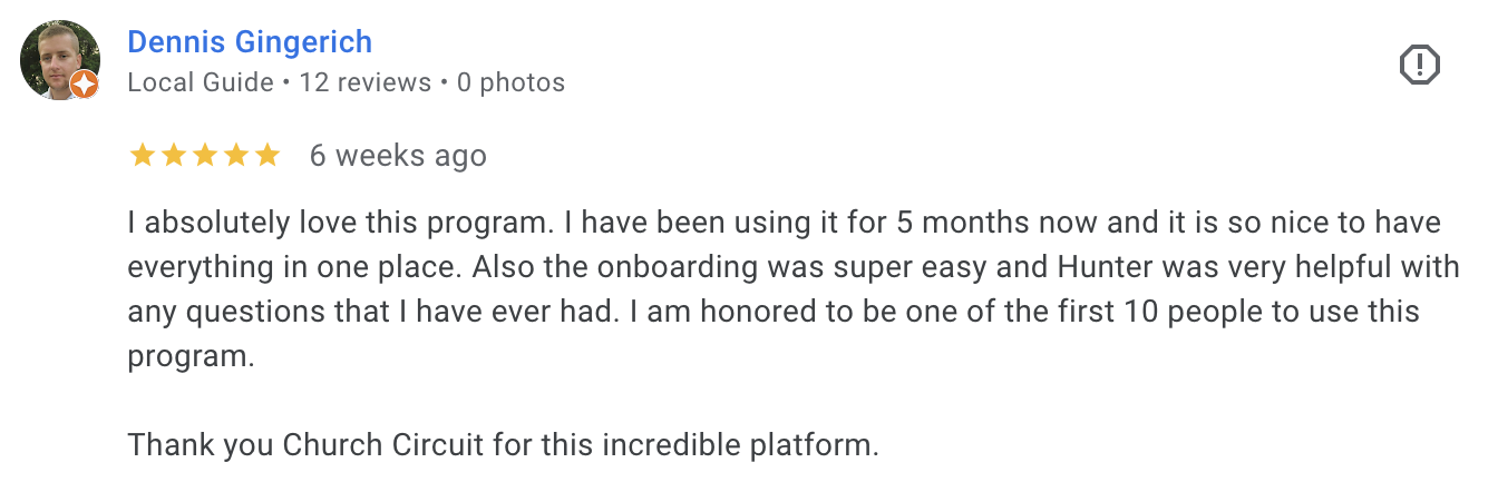 Ministry testimonial 2