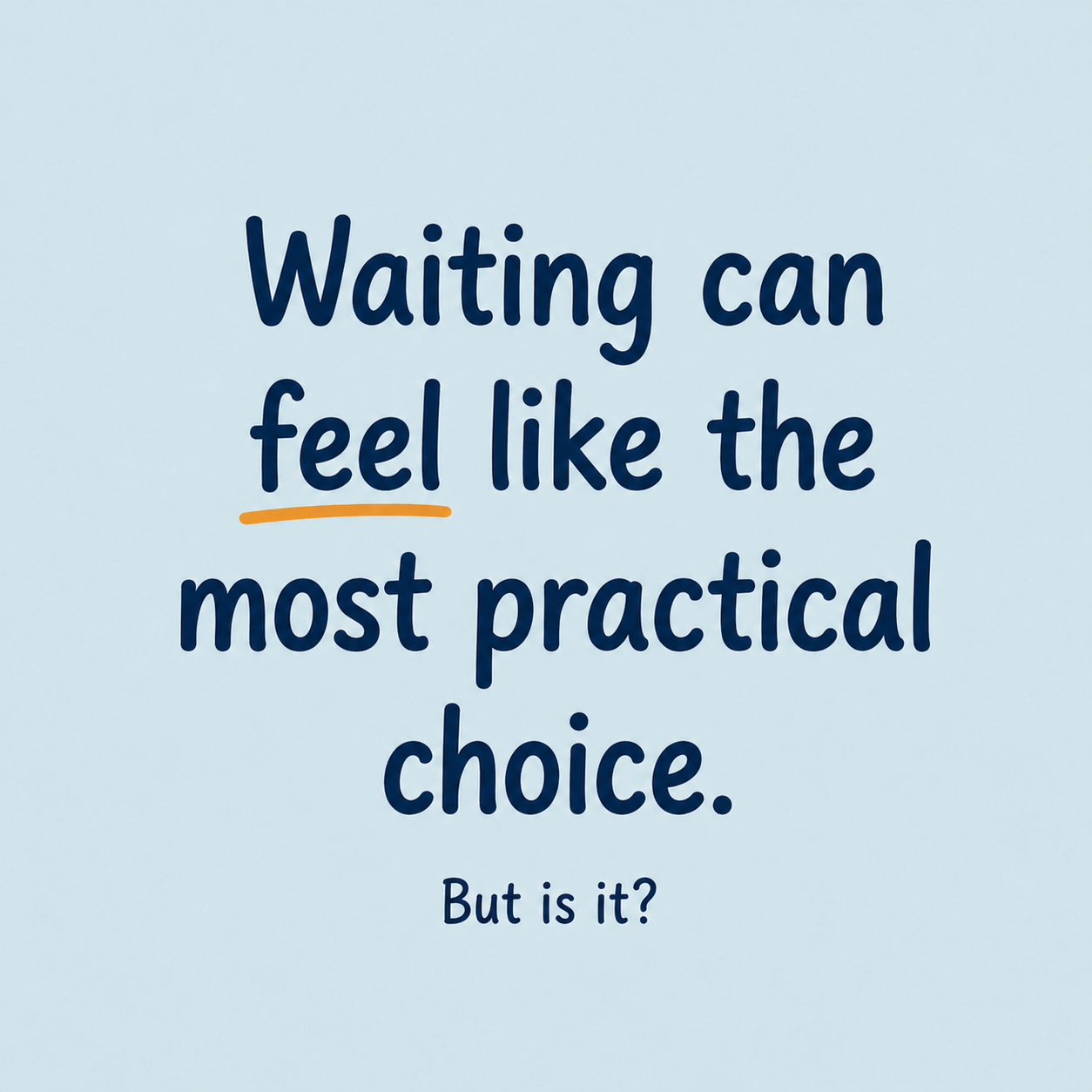 Should we wait until next school year to fix math gaps? Graphic showing that waiting can feel like the most practical choice, but may not be the best solution.