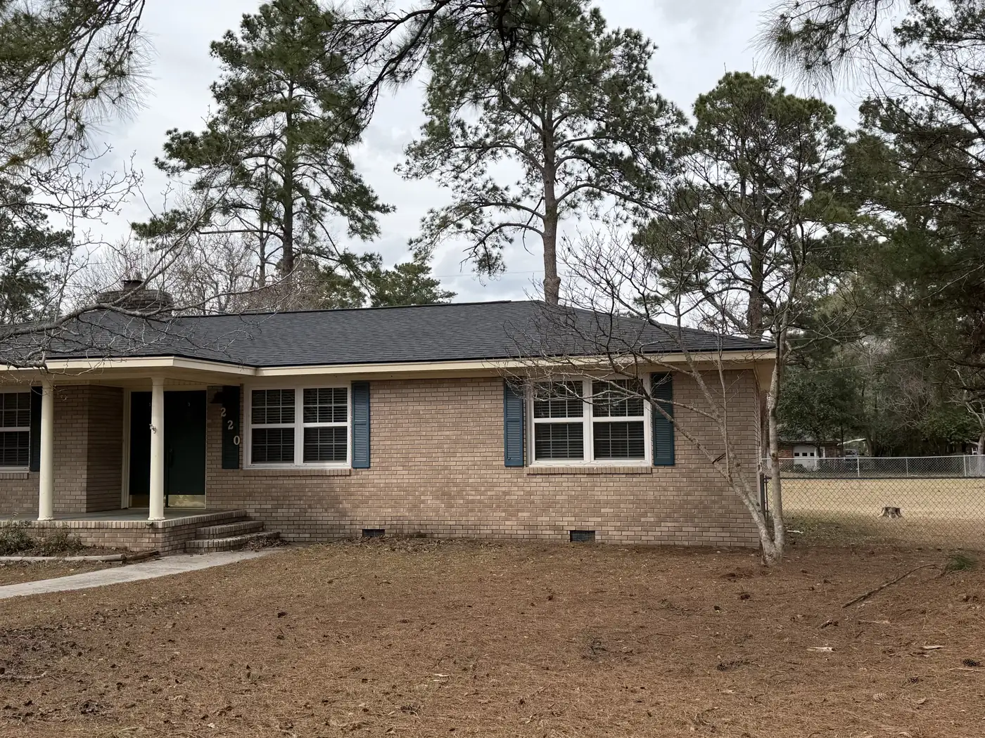 New plywood roof decking installed during a roof replacement