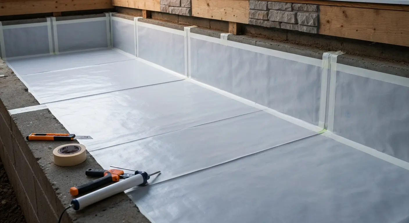 Crawlspace encapsulation in Lyman