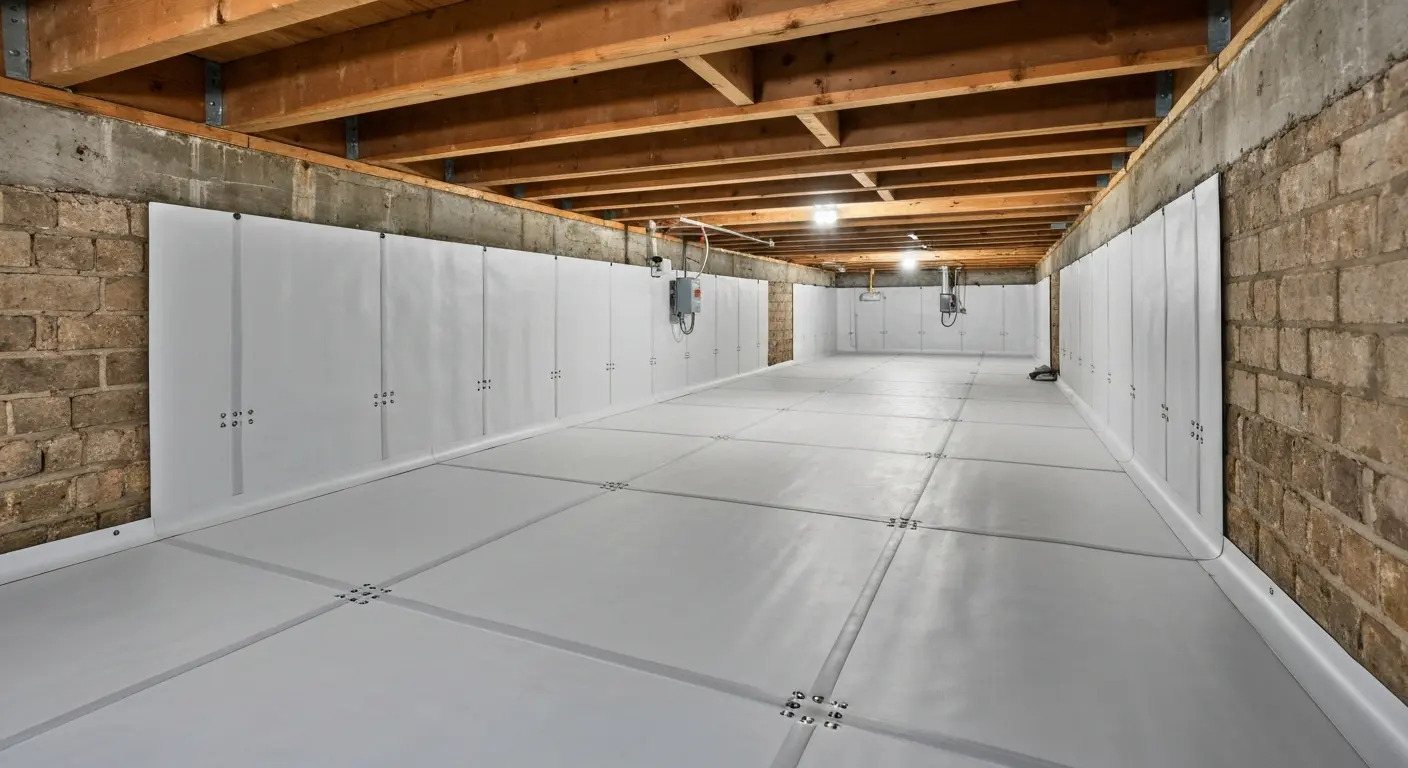 Crawlspace encapsulation project