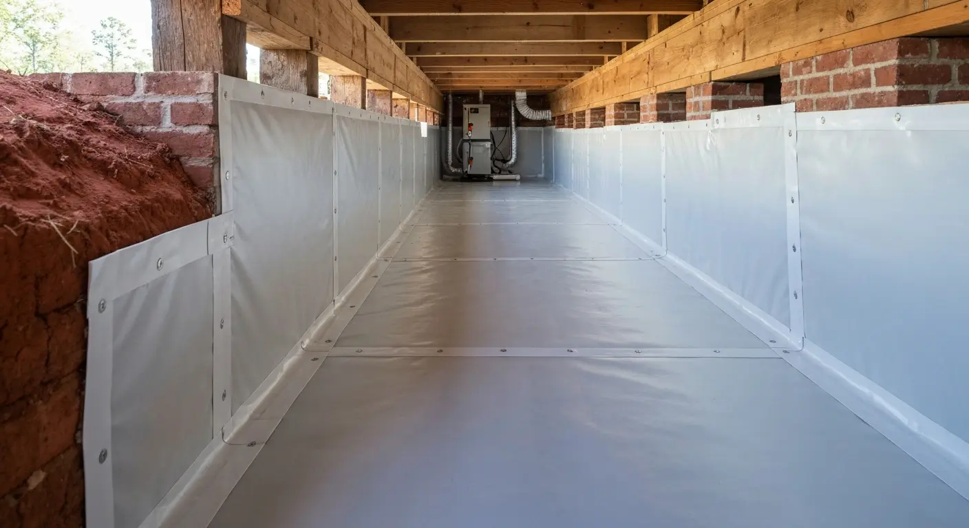 Crawlspace encapsulation project