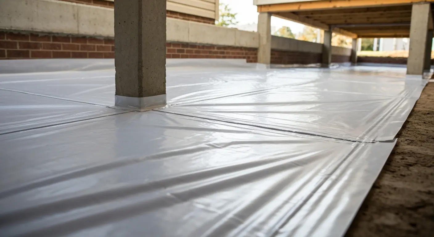 Vapor barrier material for moisture control