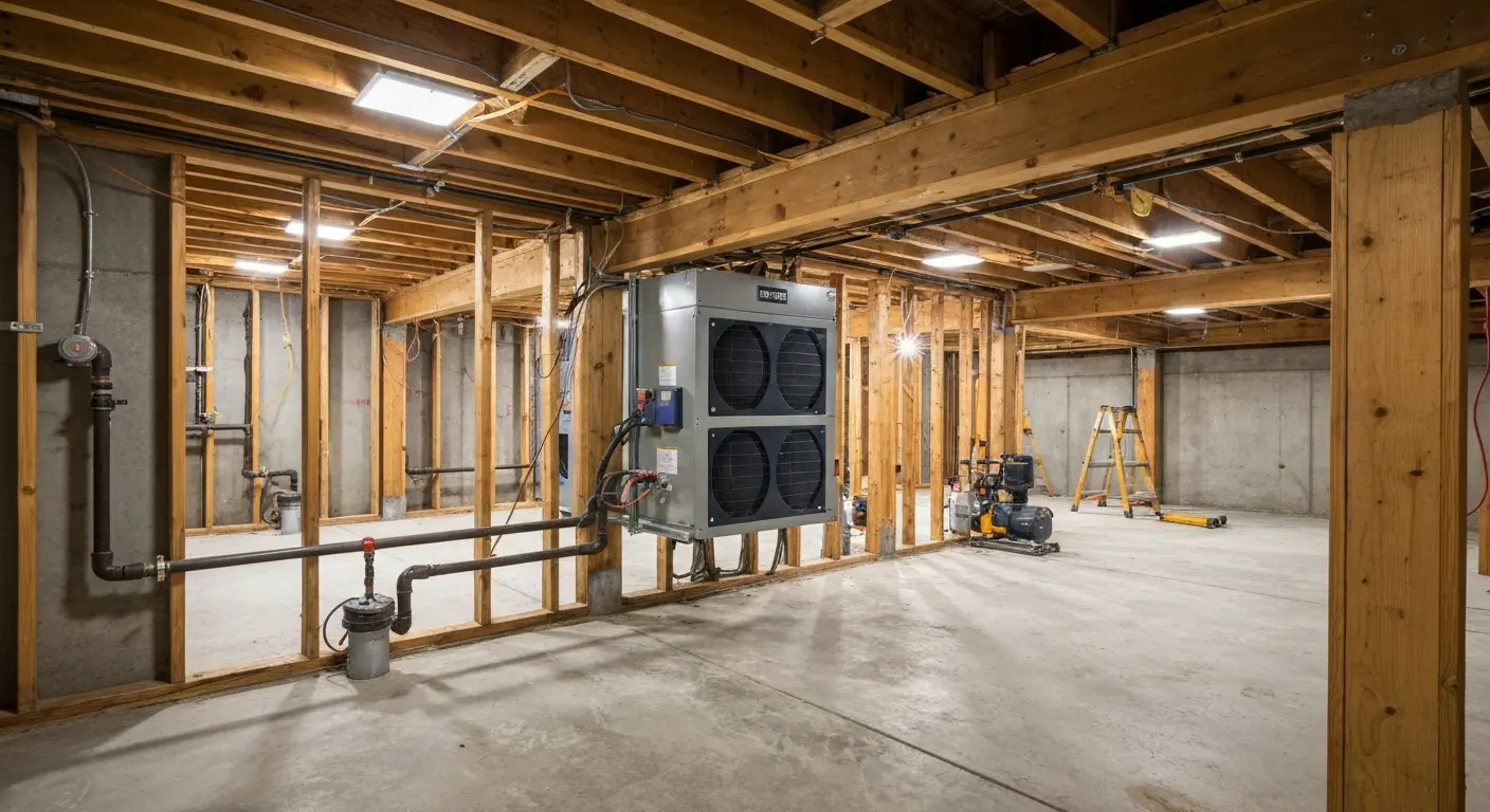 Crawl space dehumidifier installation Duncan SC