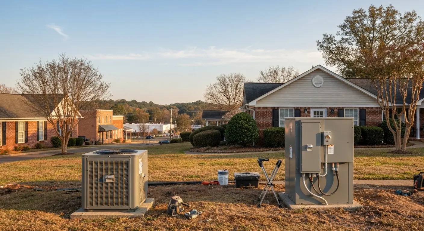Downtown Duncan SC near Main Street