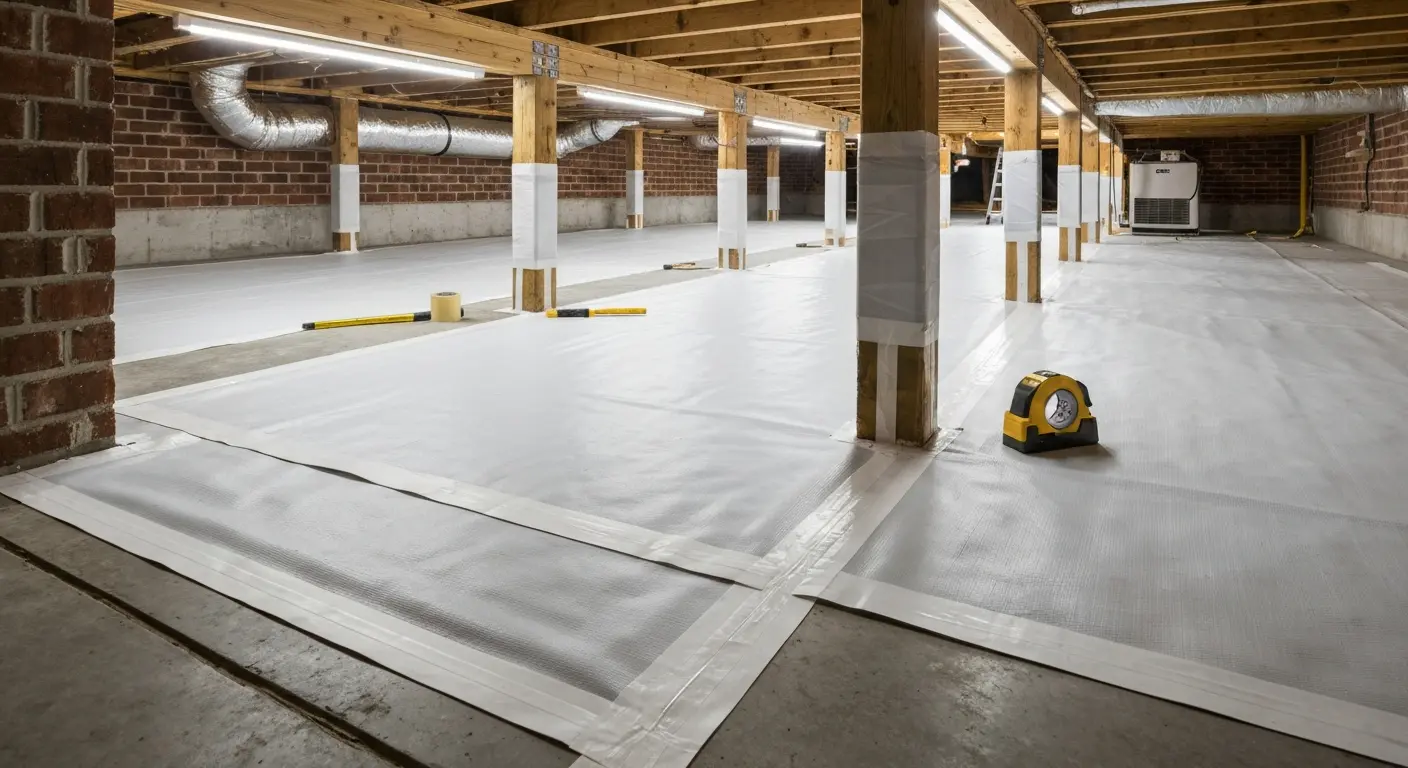 Crawl space encapsulation project