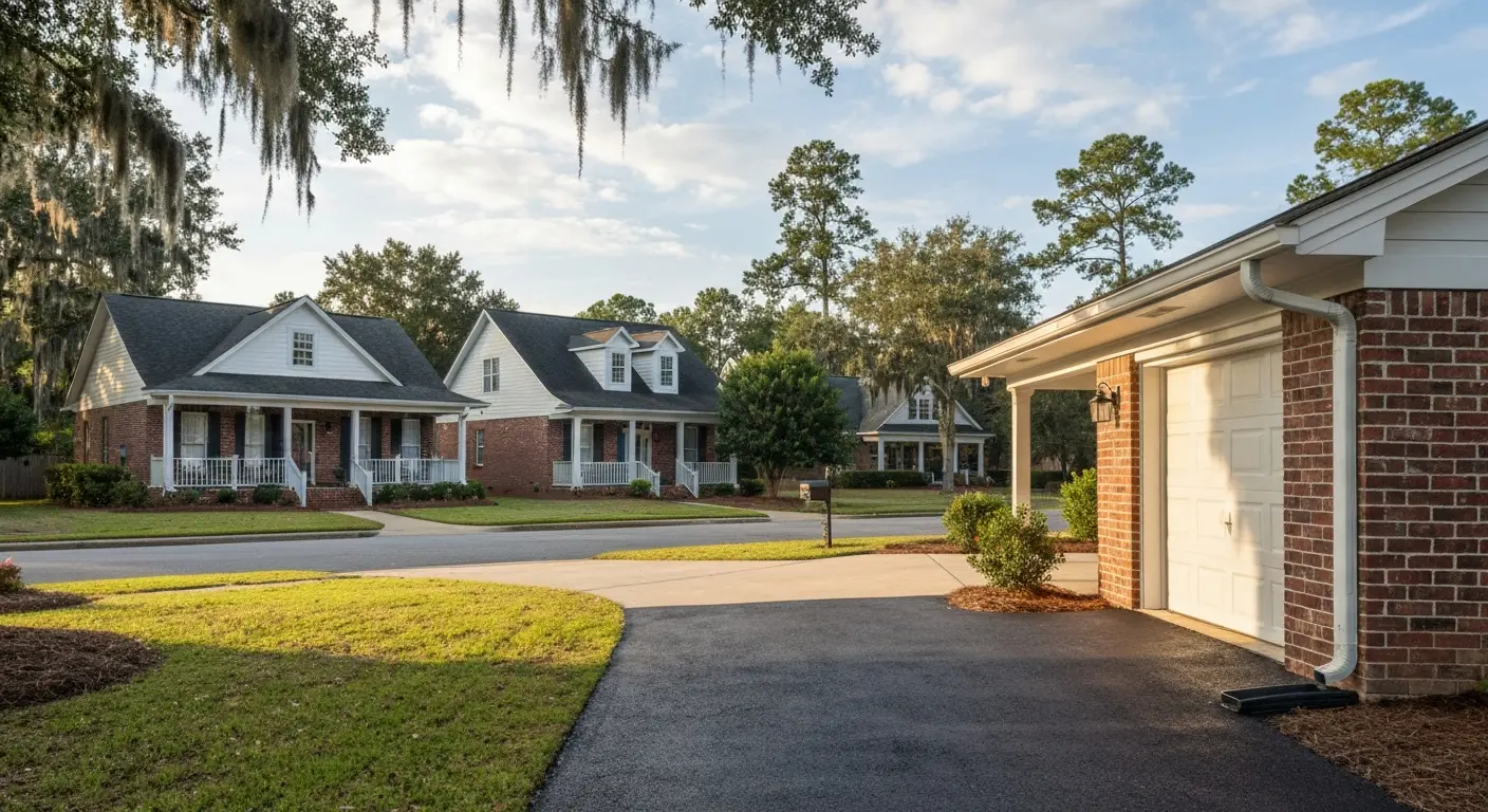 Moore neighborhood street view