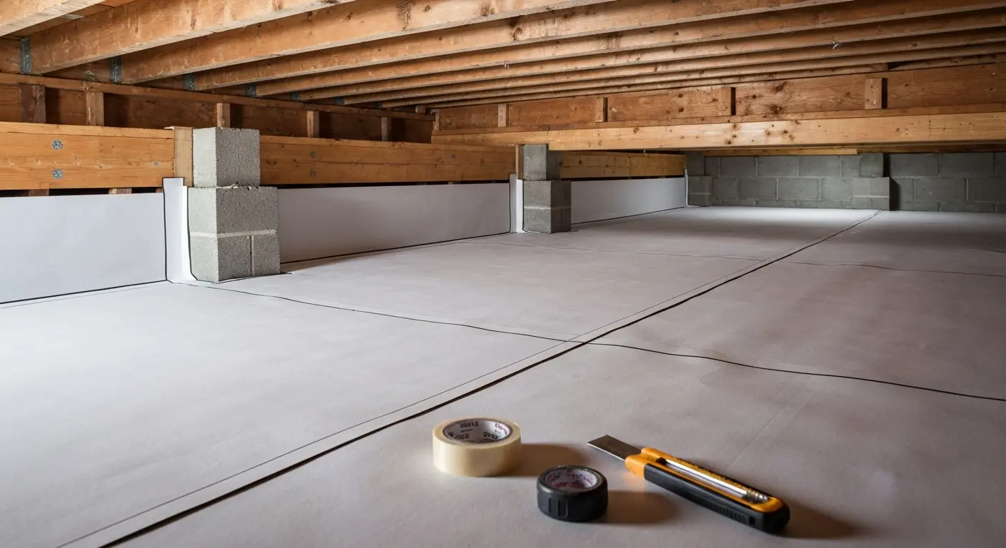 Crawl space encapsulation project