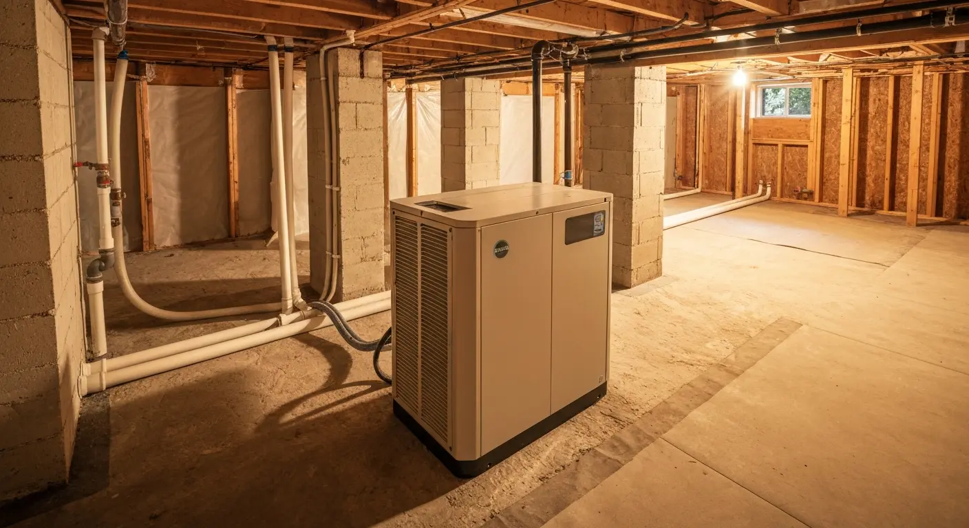 Dehumidifier installation