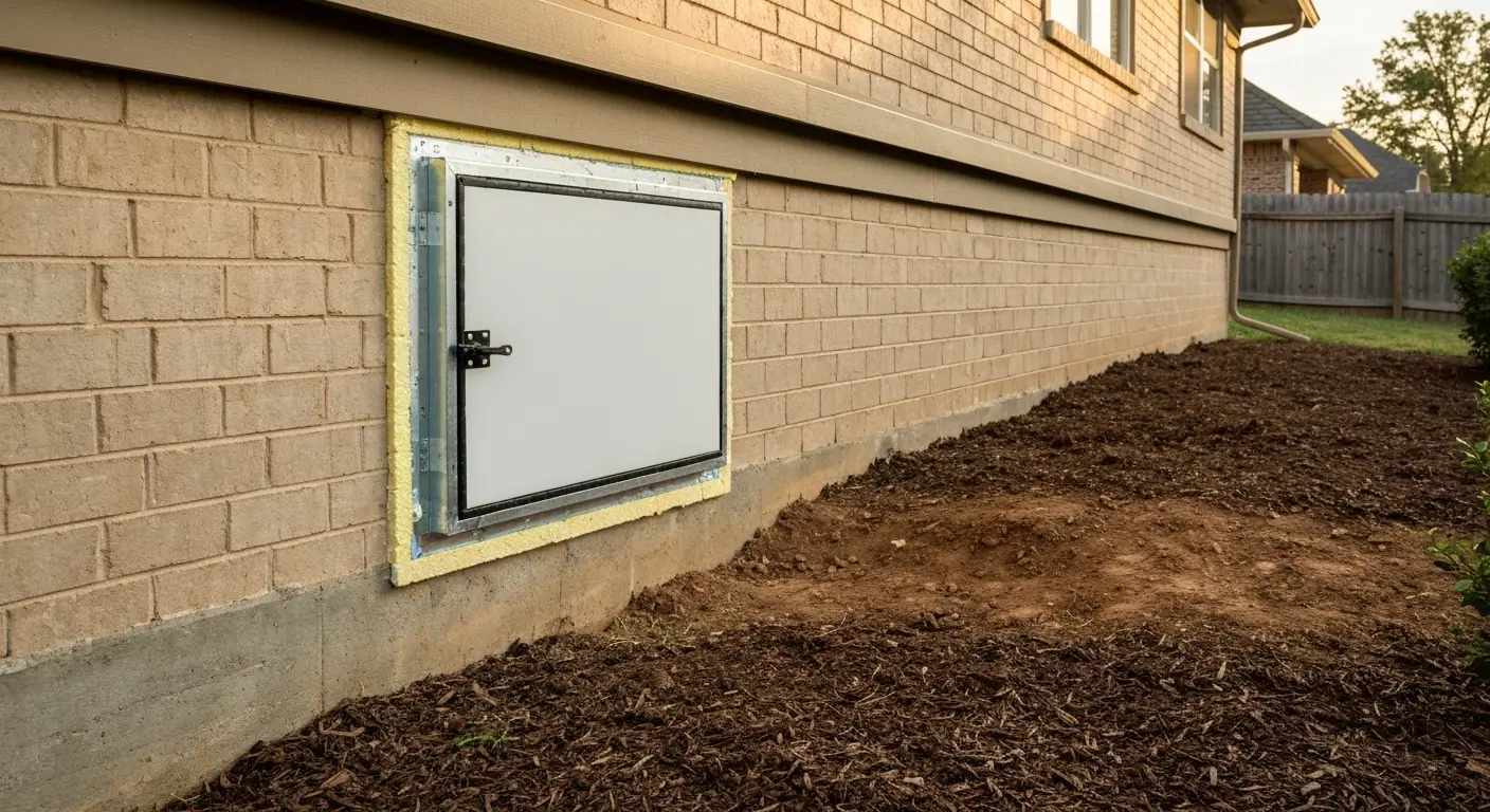 Crawl space vent sealing in Duncan