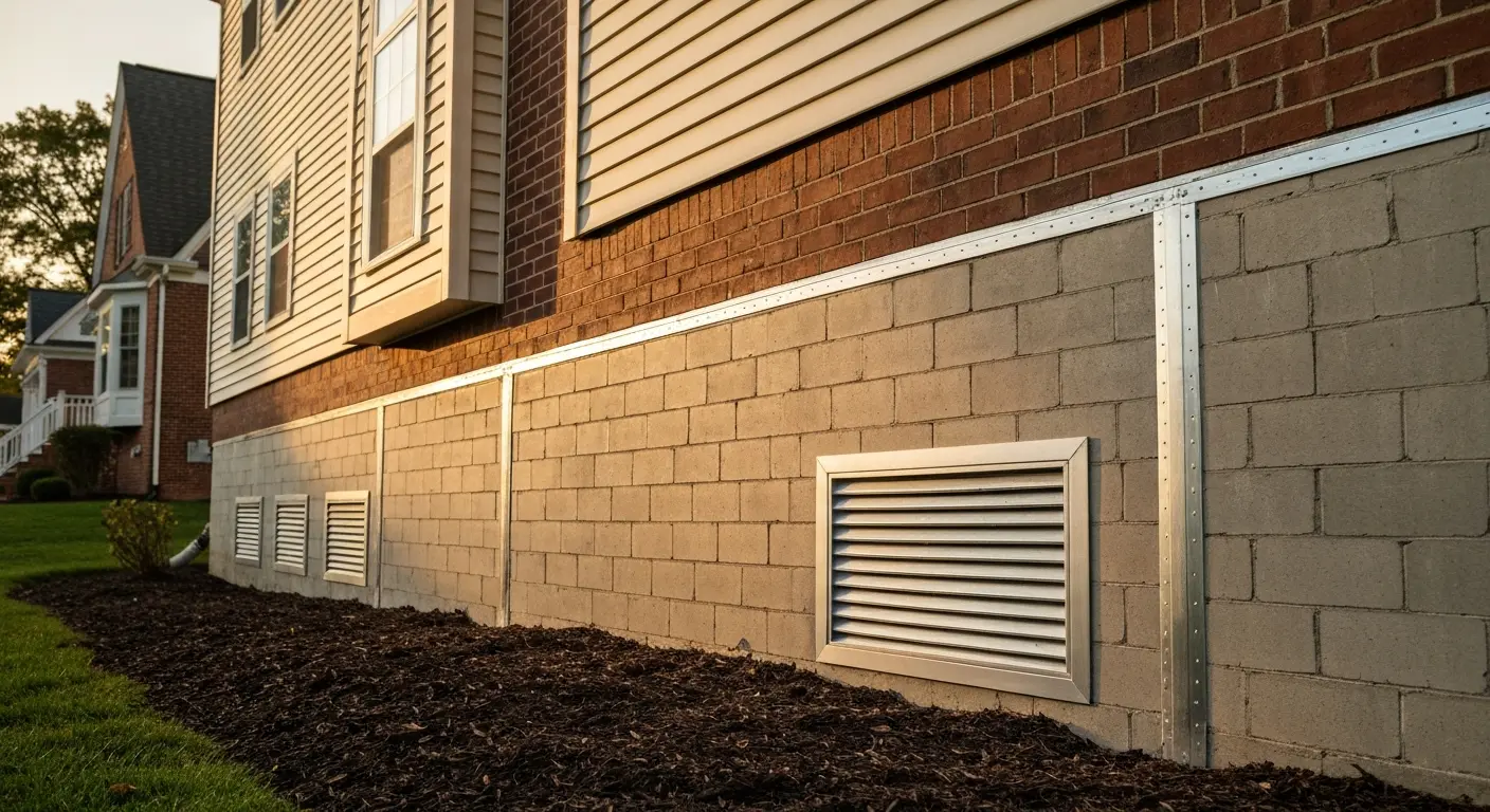 Sealed crawl space vents