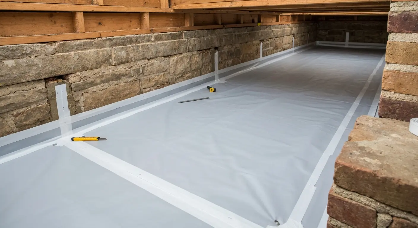 Vapor barrier installation