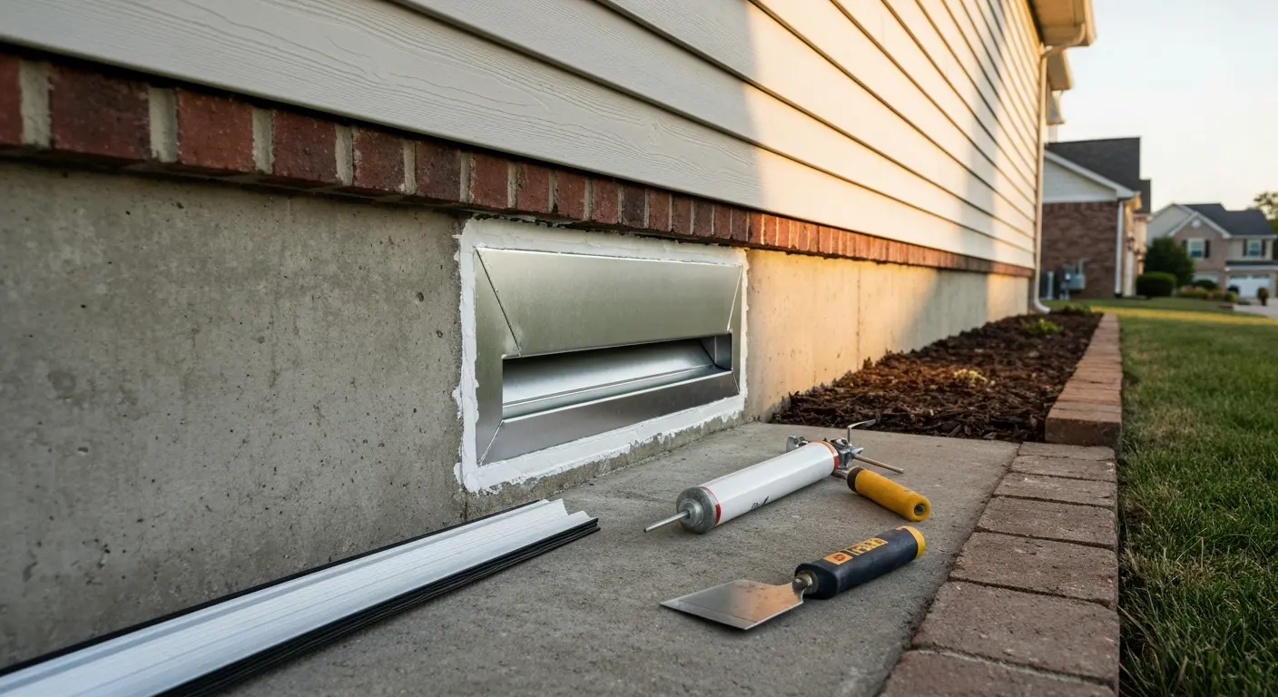 Foundation vent sealing