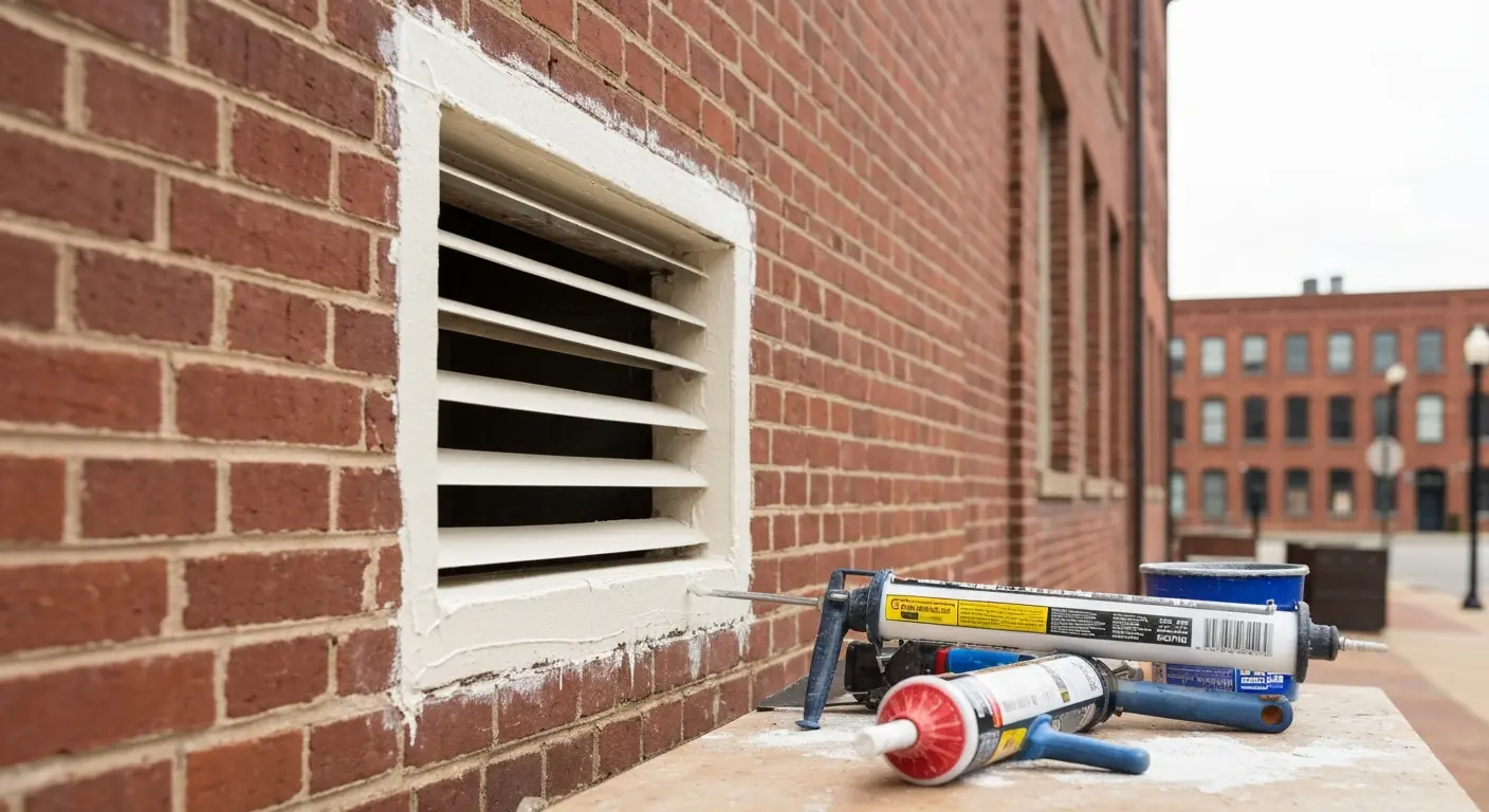 Vent sealing process