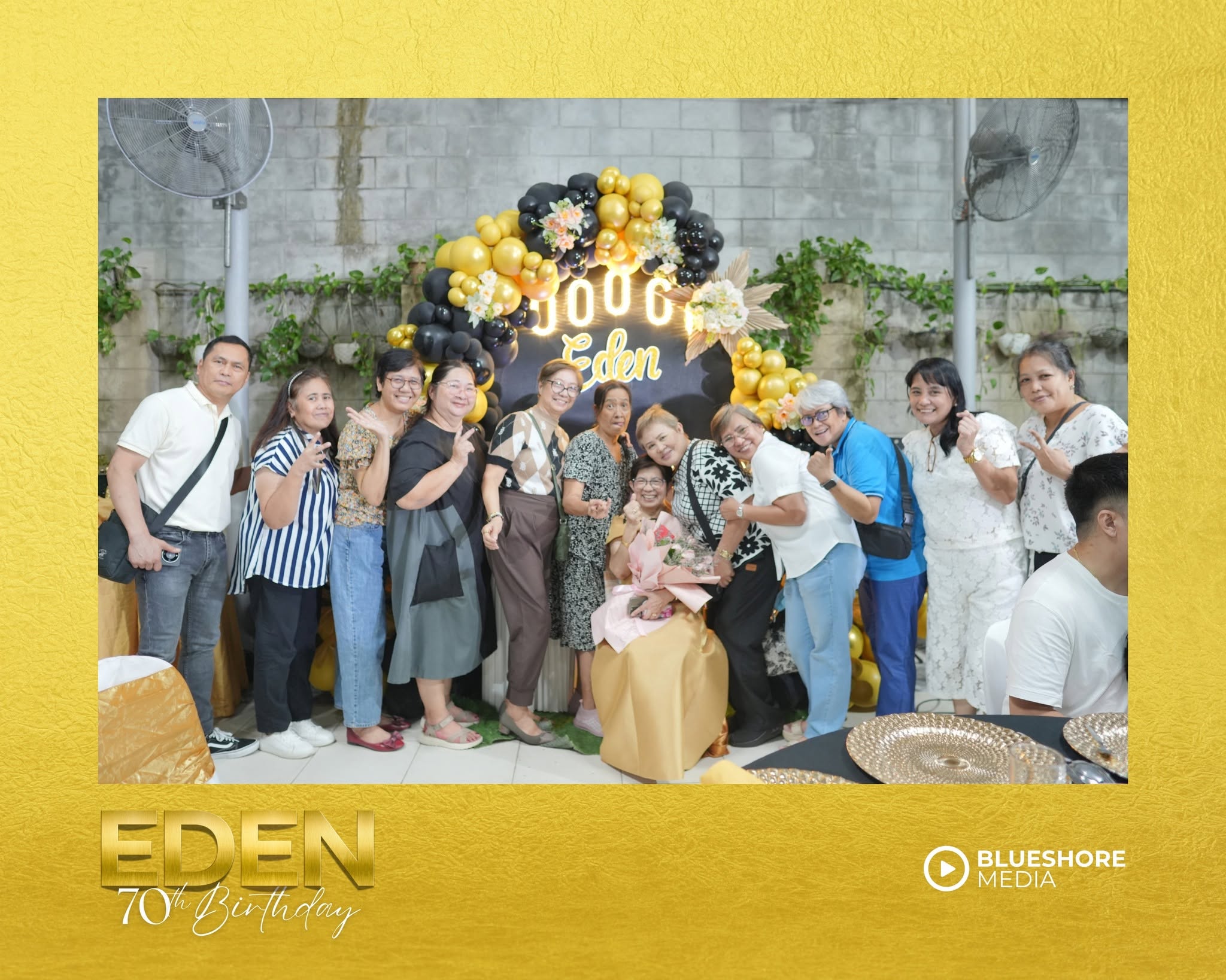 Eden's 70th Birthday coverage by Blueshore Media